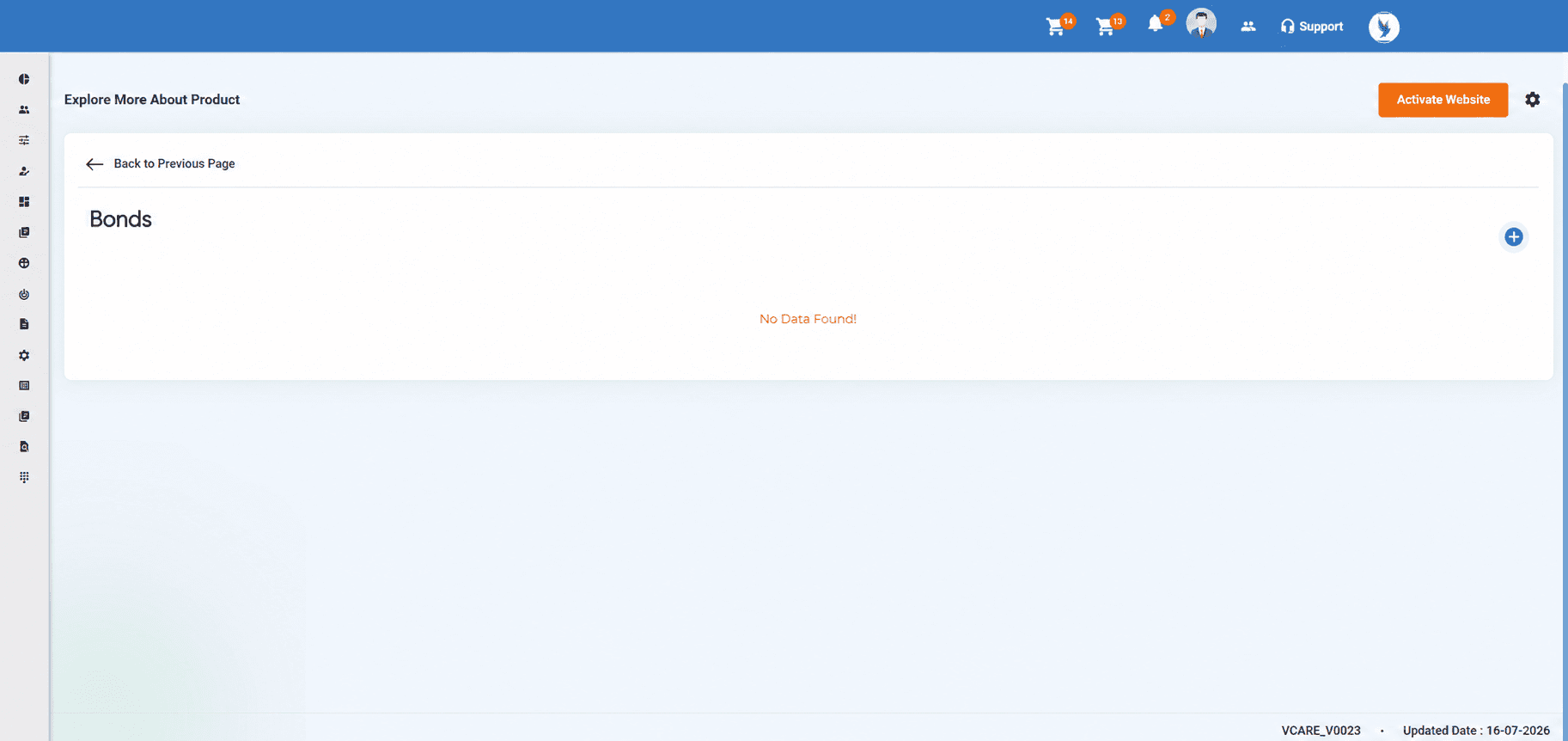 Bonds Dashboard